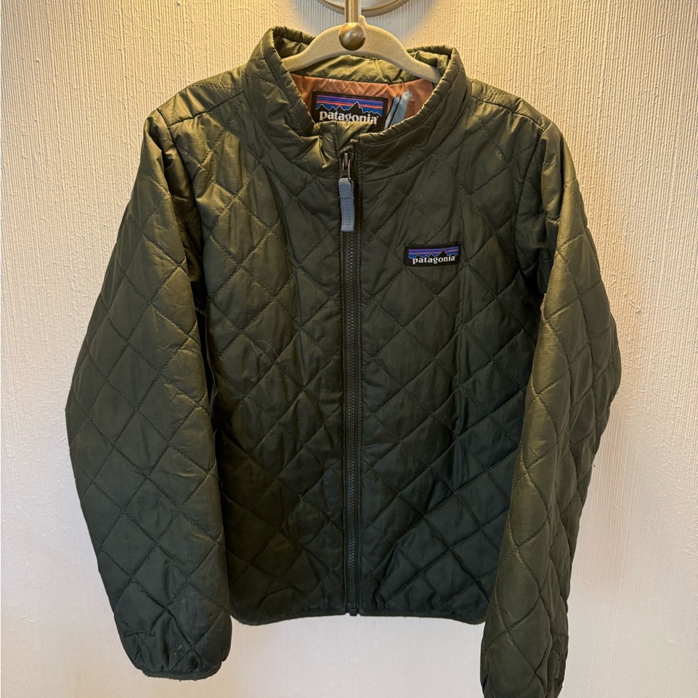 Patagonia Olive Quilted Jacket